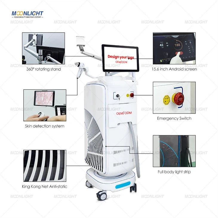 AI Pain-free Diode Laser Hair Removal Mochine